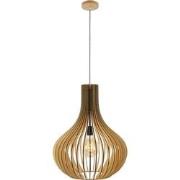 Steinhauer hanglamp Smukt - naturel - metaal - 50 cm - E27 fitting - 2...