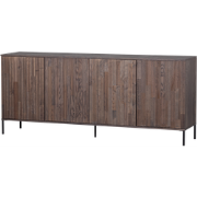 WOOOD Exclusive New Gravure Dressoir - Essen - Espresso - 85x200x44