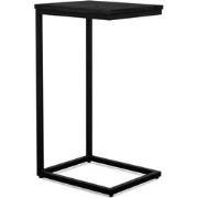 Benoa Canton Iron & Black Wooden End Table 38 cm