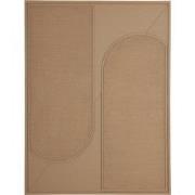 MUST Living Wall Panel Elyn Brown small,102x76x4 cm, brown jute