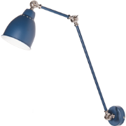 Beliani MISSISSIPPI - Muurlamp-Blauw-IJzer