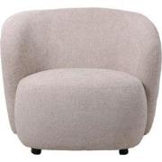 PTMD Aphrodite Cream Fauteuil Legacy 15 Dove Fabric