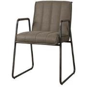 Tower living Santo armchair - fabric Miami 002 grey (uitlopend)