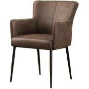 Tower living Ibiza armchair - Savannah dark brown 1078-03 (uitlopend)