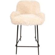 PTMD Leander Bar Chair Hair Beige