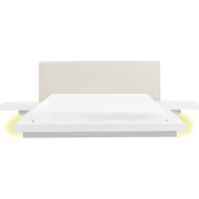 Beliani ZEN - Tweepersoonsbed-Wit-MDF