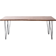 Eettafel Hout - Rechthoek - 240x90x76cm - Naturel Kleur - Eettafel Max...