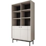 Meubella Vitrinekast Jules 2 - Beige - 104 cm