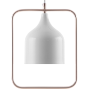 Beliani MAVONE - Hanglamp-Wit-IJzer