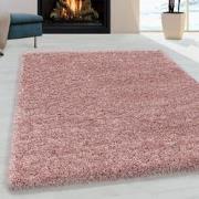 Tapijtenloods Monaco Soft Shaggy Hoogpolig Vloerkleed Roze- 80x250 CM