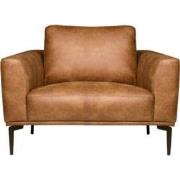 Fauteuil - Tulp - leer Colorado cognac 03