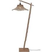 Vloerlamp Ibiza - Bamboe/Zwart - 77x50x150cm