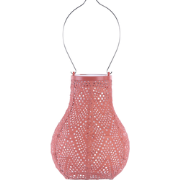 Lumiz - Solar Lampion Ikat Bulb - 16 cm - Oranje