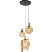 Trendy Hanglamp Aurora Amberkleurig 5-lichts