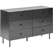 Beliani COVENTRY - Commode-Zwart-MDF