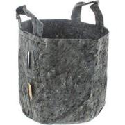 Root Pouch grijs met handvat 10 stuks 8L dia. 21x21 cm