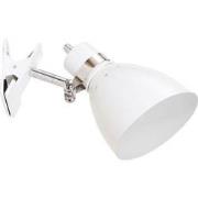 Steinhauer wandlamp Spring - wit - metaal - 13 cm - E27 fitting - 6827...