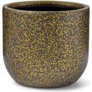 Pot bol Terrazzo 17x15 goud