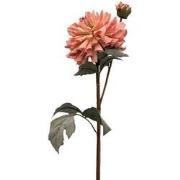 Kunstbloem dahlia 61 cm, roze