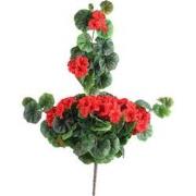 Kunstbloem geranium 70 cm, rood