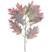 Kunsttak rock maple leaf burgundy, 70 cm