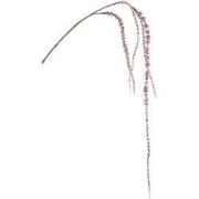 Kunsttak amaranthus glitter pink, 130 cm