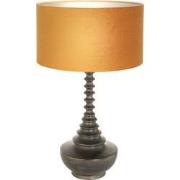 Anne Lighting tafellamp Bois - zwart - hout - 40 cm - E27 fitting - 37...