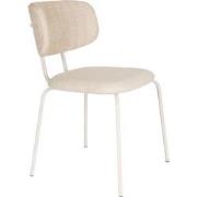 Housecraft Living Jaze Eetkamerstoelen Off-White/ Gebroken wit - Set v...