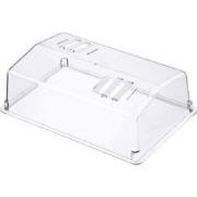 Deksel met ventilatie (excl. kweekbak) transparant H12x55x31cm