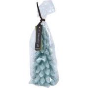 Kaars wax d8h16.5 cm groen kerst