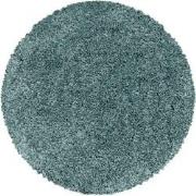 Tapijtenloods Monaco Soft Rond Shaggy Hoogpolig Vloerkleed Blauw / Tur...