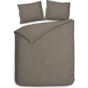 Heckett & Lane Dekbedovertrek Banda Taupe Grey 240 x 200 220 cm + 2 sl...