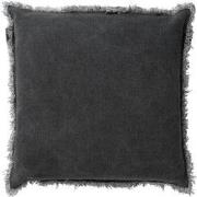 Dutch Decor BURTO - Kussenhoes 60x60 cm - gewassen katoen - Charcoal G...