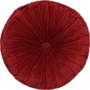 Dutch Decor KAJA - Sierkussen rond velvet Ø40 cm - Merlot - rood - Dut...