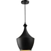 QUVIO Hanglamp rond zwart - QUV5107L-BLACK