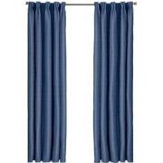 Larson - Luxe geweven blackout gordijn - met haken - 1.5m x 2.5m - Don...