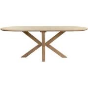 Kick eettafel Alrik - 220cm - Naturel