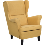 Beliani ABSON - Fauteuil-Geel-Polyester