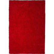 Beliani DEMRE - Hoogpolig-Rood-Polyester