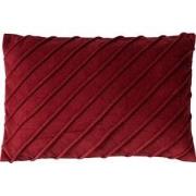 Dutch Decor PACO - Sierkussen velvet 40x60 cm Merlot - rood - Dutch De...