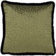 Dutch Decor CHEETA - Sierkussen met dierenprint 45x45 cm Chive - groen...