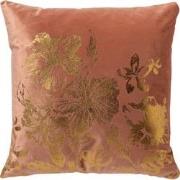 Dutch Decor LILY - Kussenhoes 45x45 cm - gouden opdruk - Muted Clay - ...