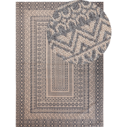 Beliani BAGLAR - Laagpolig-Beige-Jute