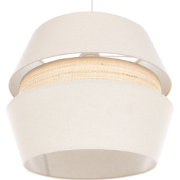 Beliani ATOYAC - Hanglamp-Beige-Linnen