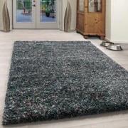 Tapijtenloods Rainbow Soft Shaggy Hoogpolig Vloerkleed Blauw- 60x110 C...