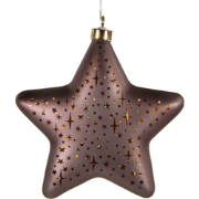 B.O.T. Star Glass Matt Bronze With Stars 19 cm