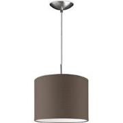 hanglamp tube deluxe bling Ø 25 cm - taupe