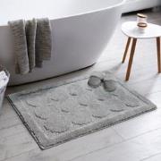 Badmat Antislip - Douchemat Toiletmat Wasbaar Waterabsorberend - Grijs...