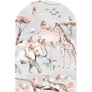 Behangboog Kinderkamer Afrikaanse Dieren 100x150cm