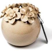 Villa Pottery  Mosterd Gele bloemenvaas Jolie - 14x14x16